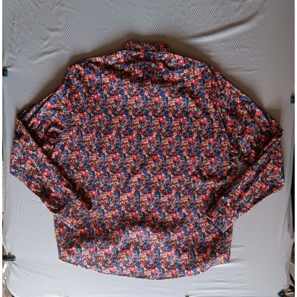 A Fish Named Fred Shirt Jazz Musician Saxophone Music Art Bold Flare Mens XXL - Picture 6 of 7